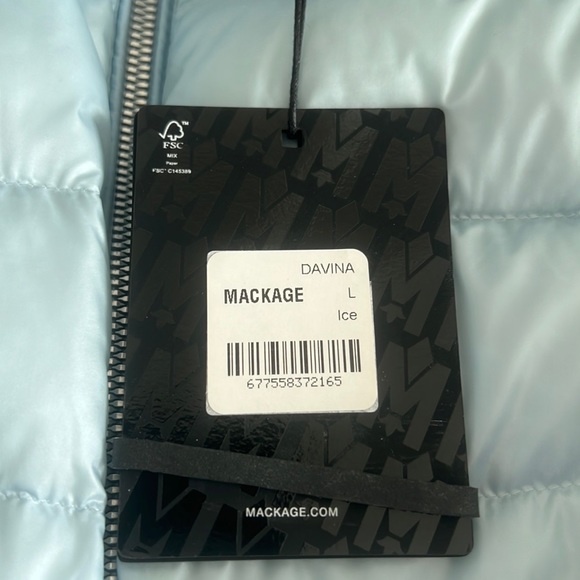 MACKAGE DAVINA ICE L - Brand New Ladies light down Jacket - Picture 2 of 5
